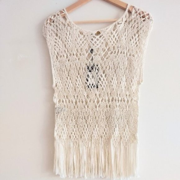 Ralph Lauren Crochet Top M - Picture 3 of 9